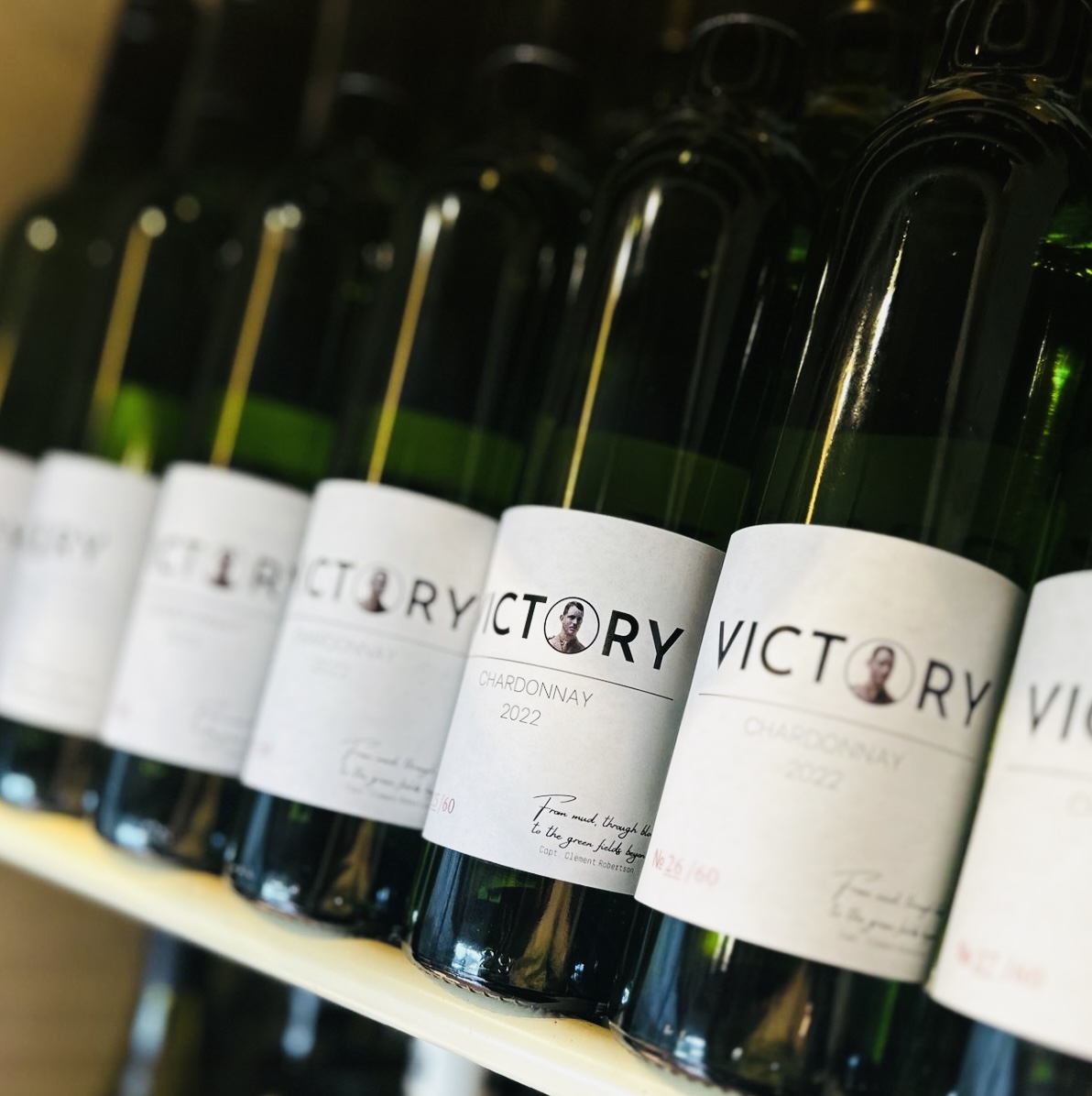 Victory Chardonnay 2022, micro wijngaard Merlijn